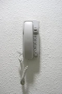 Phone on the wall Stock Photos