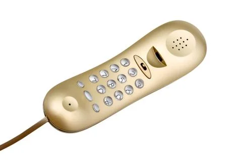 Phone on a white Stock Photos