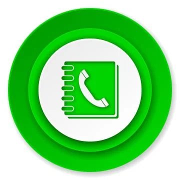 Phonebook icon. Stock Illustration