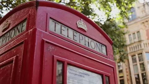 Phonebooth and sunbeam Stock Footage 318230459