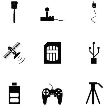 Phonec accessories icon Stock Illustration