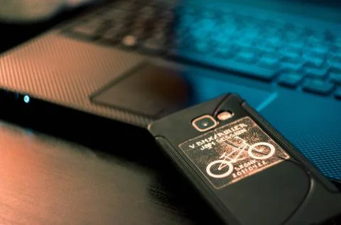 Phone/laptop Stock Photos