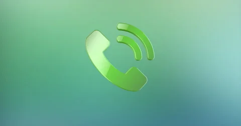 PhoneRing Color 3d Icon Stock Footage 67354080