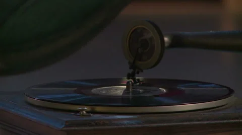 A phonograph in a disco club. Stock Footage 62944992