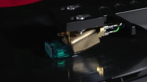 Phonograph-Pickup HD Stock Footage 10686887