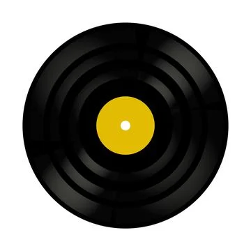 Phonograph record vector Stock Illustration