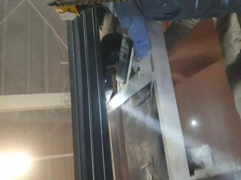 Phosphate warehouse 스톡 사진