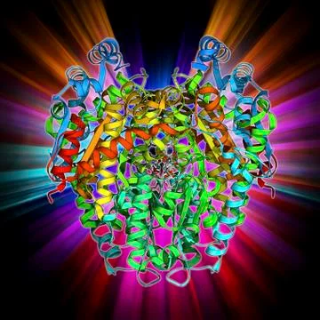 Phosphoglucose isomerase molecule Stock Illustration