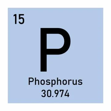 Phosphorus element icon illustration Stock Illustration