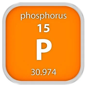 Phosphorus material sign Stock Photos