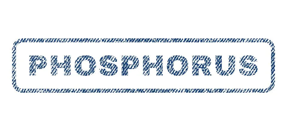 Phosphorus Textile Stamp Stock Illustration