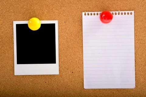 Photo and a note Stock Photos