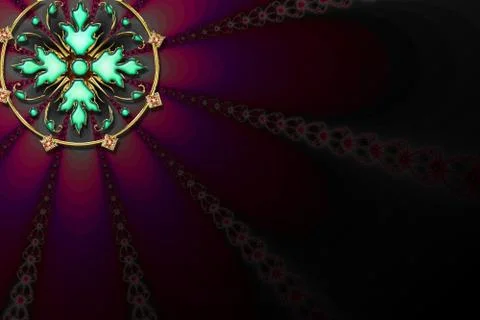 Photo background layout design Stock Illustration