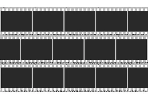 Photo camera blank negative frames. Camera roll Stock Illustration