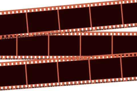 Photo camera blank negative frames. Camera roll イラスト素材