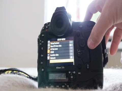 Photo camera firmware update Stock Footage 71235391