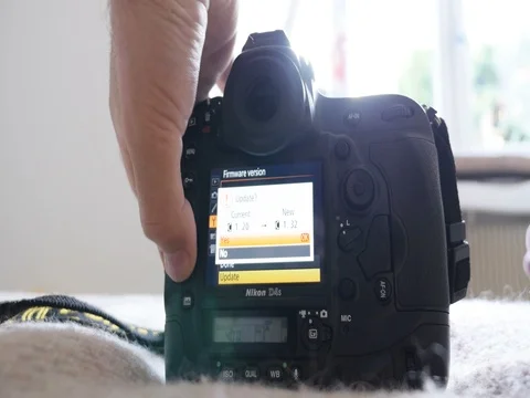 Photo camera firmware update Stock Footage 71235543