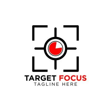 Photo Camera Hunt Theme Logo Template Design Stock Illustration
