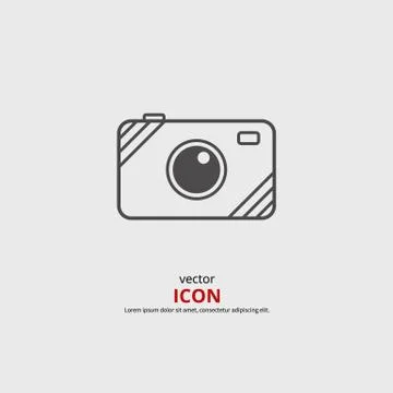 Photo camera icon Stock Illustration