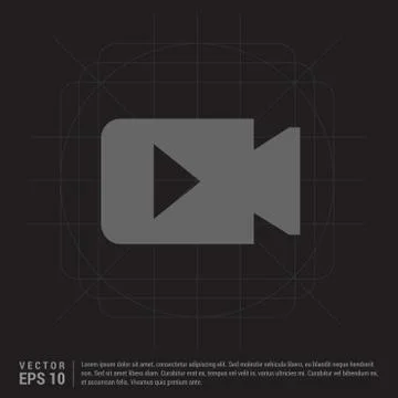 Photo camera icon 스톡 일러스트