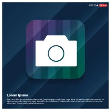 Photo camera icon 스톡 일러스트