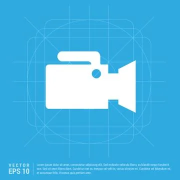 Photo camera icon Illustrazione stock