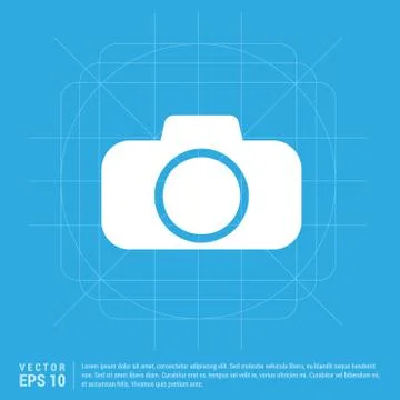 Photo camera icon Illustrazione stock