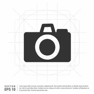 Photo camera icon Stockillustratie