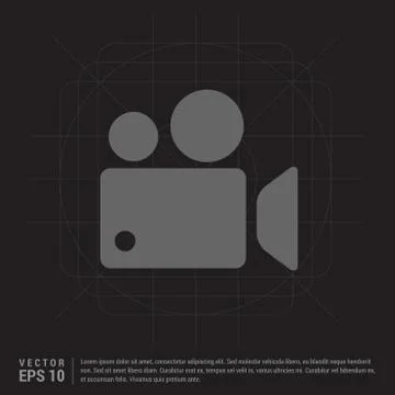 Photo camera icon Stock Illustration