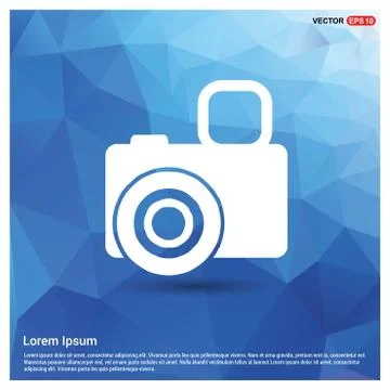 Photo camera icon 스톡 일러스트