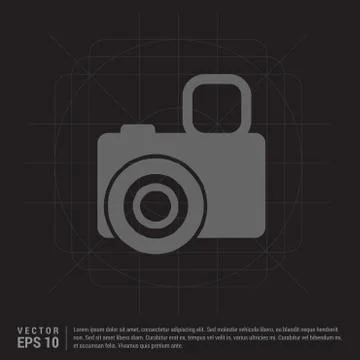 Photo camera icon Stock Illustration