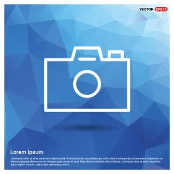 Photo camera icon Illustrazione stock