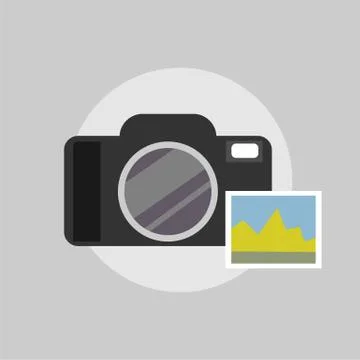 Photo camera icon. Stock Illustration