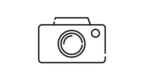 Photo camera icon 库存插图
