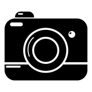 Photo camera icon , simple style 스톡 일러스트