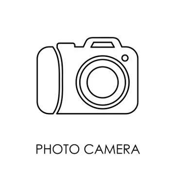 Photo camera icon symbol flat style vector illustration Stock Illustration