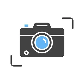 Photo Camera icon vector image. Illustrazione stock