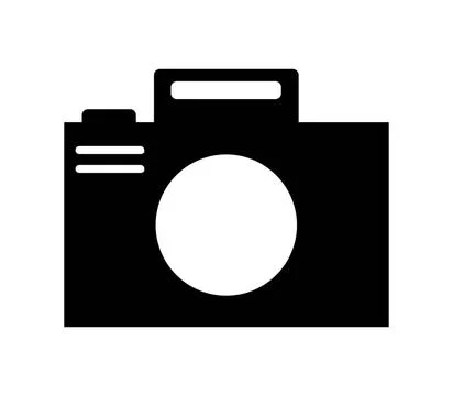 Photo camera icon in vector on white background photo camera icon in vecto... Stock Photos