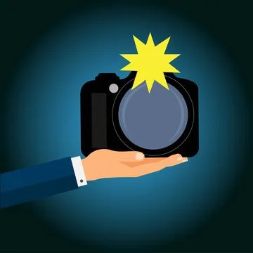 Photo camera Stock Illustration
