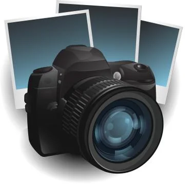 Photo camera illustration Stock Illustration