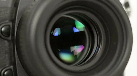 Photo camera iris short exposures loopable audio 11346 Stock Footage 37861171