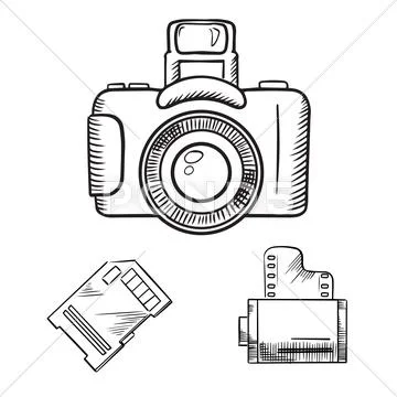 Memory card line icon. Stock Vector by ©VisualGeneration 190729276