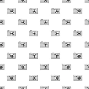 Photo camera pattern イラスト素材