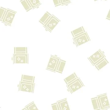 Photo camera roll glyph seamless pattern Illustrazione stock