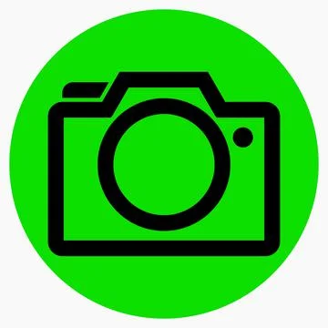 Photo camera vector icon Stock Illustration