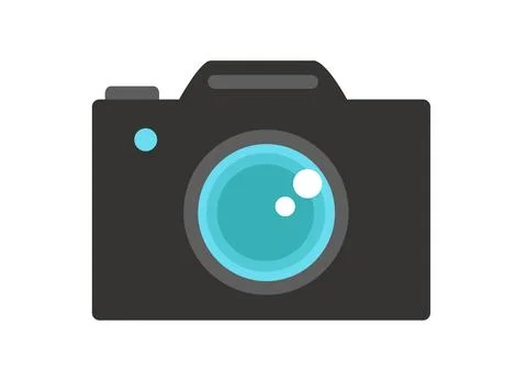 Photo camera vector icon Stock Illustration