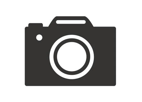 Photo camera vector icon Illustrazione stock