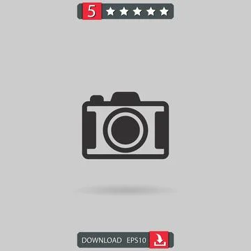 Photo-camera vector Stock Illustration