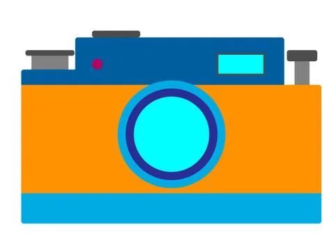Photo camera vector illustration Stock Illustration