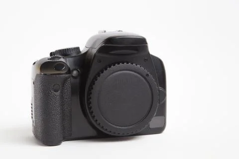 Photo camera without lens Fotos de archivo
